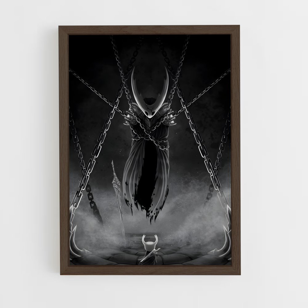 Poster L'Esprit Enchaîné – affiche Hollow Knight (vue 5)